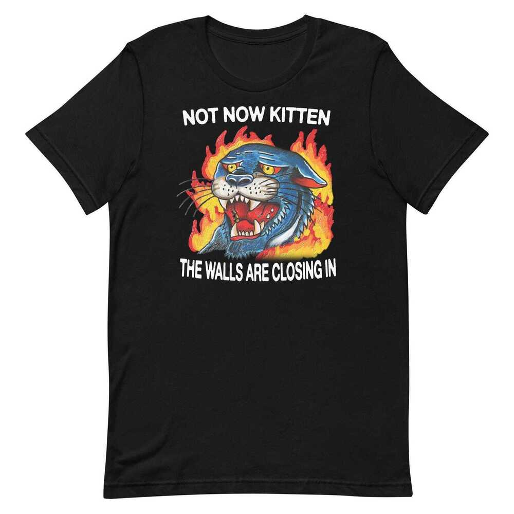 Not Now Kitten Unisex Tshirt